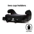 thumbnail image 3 of Diono Solana 2 Latch Backless Booster Seat, Belt-Positioning, LATCH System, 40–120 lb, Black, 3 of 13