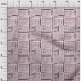 thumbnail image 3 of oneOone Polyester Spandex Pink Fabric Text Sewing Material Print Fabric By The Yard 56 Inch Wide, 3 of 5