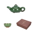 thumbnail image 2 of Cagogo Ice Crackle Glaze Ceramic Tea Set, Traditional Chinese Gongfu Teapot Set with 6 Cups, Handcrafted Crackle Glaze Teapot and Cups, Complete Ceramic Tea Set Gift Box for Home Office Tea, 2 of 6
