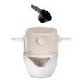 thumbnail image 4 of veasfak Paperless Pour Over Coffee Maker, Mesh , Coffee Accessories for the Office White, 4 of 9