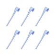 thumbnail image 2 of serony Lot de 6 Pailles en Silicone Réutilisables Détachables Boisson Gazeuse Boisson Ouvrable à Pression Portables Voyage Fête Accessoires Bleu, 2 of 9