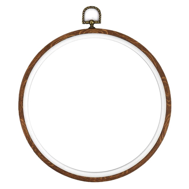 jifeng Hand Embroidery Hoop Cross Stitch Bamboo Frame Circle DIY Needlecraft 21.8cm