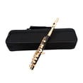 thumbnail image 3 of Graflsoa Golden C Key Piccolo with Stylish ABS Resin Body and Silver-Plated Head, Includes Padded Box, Cleaning Kit, and Adjustable Strap for Easy Storage and Portability, 3 of 6