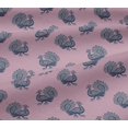 thumbnail image 5 of oneOone Viscose Jersey Fabric Peacock Block Print Fabric By The Yard 60 Inch Wide, 5 of 5