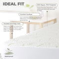 thumbnail image 3 of Comfy Bamboo World Waterproof & Hypoallergenic Bamboo King Size Mattress Protector, 3 of 8