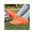thumbnail image 4 of UKAP Crampons de Soccer pour Garçon Bout Rond Espadrilles de Sport à Lacets Chaussures de Soccer Chaussures Athlétiques de Montagne Confortables Orange Rouge 7(m), 4 of 9