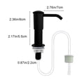 thumbnail image 3 of Vaidha Sink Soap Extender Household Detergent Press Kitchen Sink Detergent Press Pump Head Extension Tube Heightened Version, 3 of 7