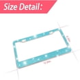 thumbnail image 2 of CHUANK 2PCS Bling Car License Plate Frame  Sparkly Rhinestone Stainless Steel License Plate Cover/Holder  Universal for Most Cars  SUVs  Vehicles with Screw Set  Auto Accessories for Wome, 2 of 14
