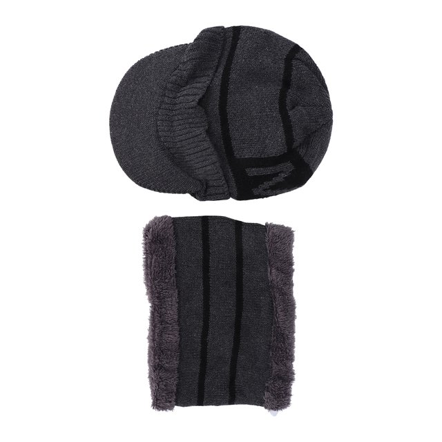 USB Heated Hat Scarf, Elegant Warm Keeping Portable Heating Scarf Set Fashionable Compact For Mountain Climbing For Skiing