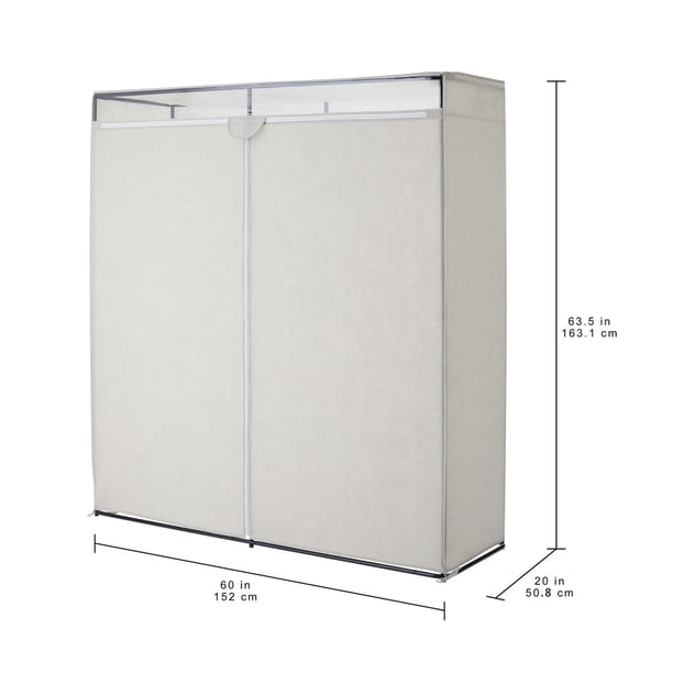 Mainstays All-Metal 60-inch Closet, Extra Wide Single Steel Tier
