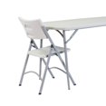 thumbnail image 1 of National Public Seating Table de Banquet Pliant de 6 Pieds en Deux pour Intérieur et Extérieur, 1 of 6