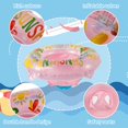 thumbnail image 1 of Baby Swimming Ring with Float Seat and Double Handles Cushion Waist Float Ring for Swimming Training Inflatable Baby Swimming Float for Baby Infant 3-7 Months, 1 of 1