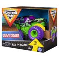 thumbnail image 2 of Monster Jam, Official Grave Digger Rev ‘N Roar Monster Truck, 1:43 Scale, 2 of 2
