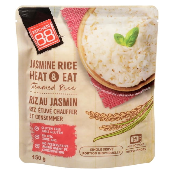 Kitchen 88 Jasmine Rice 150 grams