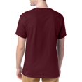 thumbnail image 3 of Hanes Mens ComfortSoft 4-Pack Crewneck T-Shirts, M, Maroon, 3 of 4