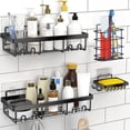 thumbnail image 3 of tumgatte Non Punching Bathroom Soap Rack, Shower Gel Storage Rack, Bathroom Rack, Kitchen Storage Rack Wal&mart Deals, 3 of 4