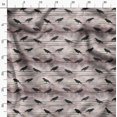 thumbnail image 3 of Soimoi Pink Poly Georgette Fabric Crow Bird Fabric Prints By Yard 52 Inch Wide, 3 of 6