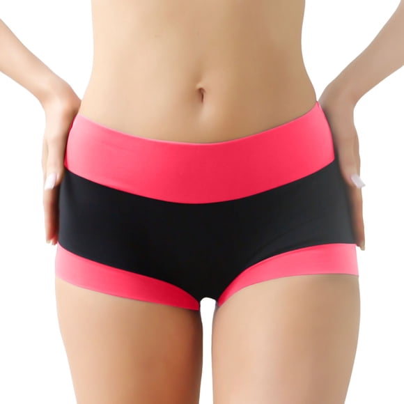 Women's High Waisted Boyshorts Underwear Soft Breathable Comfortable Ladies Panties for Regular Plus Size