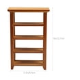 thumbnail image 3 of Milisten Mini Wooden Bookcase Simulation Book Shelf Mini House Furnishing Supply, 3 of 6