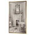 thumbnail image 1 of Salle de Bain Française Vintage I - Toile Encadrée Traditionnelle, 1 of 3