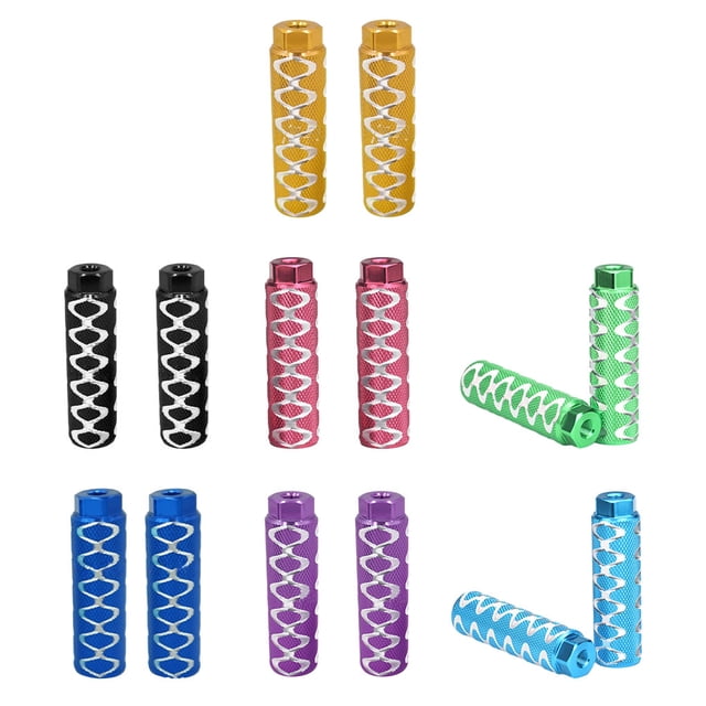 Baohd 2x Precise Fit And Corrosion-resistant Bike Pegs For Long-lasting Usage black 1Set