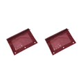 thumbnail image 4 of Dalazy Practical Office Supplies Stylish Zippered Document Pouch Storing Files Wine Red 2Set, 4 of 6