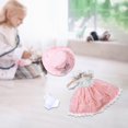 thumbnail image 4 of Exquisite Girl Doll Dress Clothing Set Casual Matching Outfits Dress 5, 4 of 8