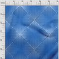 thumbnail image 3 of oneOone Silk Tabby Medium Blue Fabric Geometric Craft Projects Decor Fabric Printed By The Yard 42 Inch Wide, 3 of 4