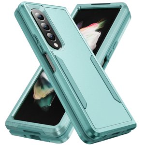 Mantto for Samsung Galaxy Z Fold 4 2022 Phone Case, Hybrid Premium Protection Drop-Tested Anti-Scratch Phone Case Shockproof Heavy Duty Hard PC ProtectiveCover Shell, Green