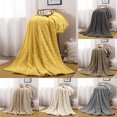 thumbnail image 5 of Blue Super Soft Fleece Blanket Throw 70 X 100 Cm Warm Plush Microfiber Bedding Sofa Rug Lightweight Machine Washable Cozy Home Decor 39.37 X 27.56 Inches 0.45 Lb, 5 of 5