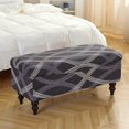 thumbnail image 4 of Footrest Stool Slipcover Stretch Case Protector for Kitchen Chair Size: Hotel Decor Style D, 4 of 9