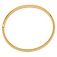 thumbnail image 2 of 14k Yellow Gold 6.35mm Hinged Bangle Bracelet, 2 of 8