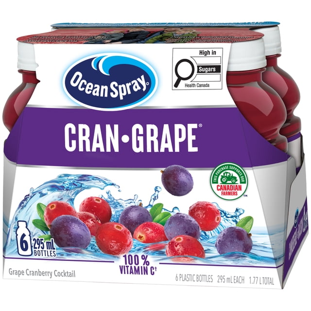 Ocean Spray Cranberry Grape 6x295ml