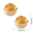 thumbnail image 3 of 2 Boules de Lavage, Boules Réutilisables pour Sécheuse et Laveuse, Attrape-Poils en Peluche, Attrape-Poils d'Animaux pour Machine à Laver, Aide Anti-Enroulement pour Linge, Jaune, 3 of 7
