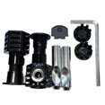 thumbnail image 1 of Ensemble Complet pour Fixation de Toilette Kit d'Installation en Plastique et Acier Inoxydable Kit de Fixation de Toilette Construction en Plastique Robuste, 1 of 9