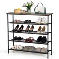thumbnail image 1 of Gymax Shoe Rack 5-Tier Shoe Storage Organizer W/4 Metal Mesh Shelves for 16-20 Pairs, 1 of 10