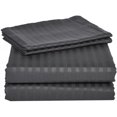 thumbnail image 1 of 1000 Thread Count 3 Piece ( 1-Fitted Sheet + 2 - Pillow Cases ) Fitted Sheet 12 Inch Deep Pocket 100% Egyptian Cotton, 1 of 5