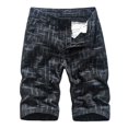 thumbnail image 1 of LSLJS Men's Plus Size Cargo Shorts Multi-Pockets Relaxed Summer Beach Shorts Pants, Gym Shorts Gifts for Men, 1 of 2