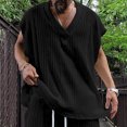 thumbnail image 1 of Styesk Tank Tops Men Men's Solid Color Easy With Camisole And Sleeveless V-neck, 1 of 9