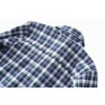 thumbnail image 4 of Bienzoe Boy's Flannel Button Down Long Sleeve Plaid Shirt Green 9/10, 4 of 9