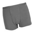 thumbnail image 1 of Men s Incontinence Panties Cotton Breathable Washable Reusable Men s Incontinence Panties Cotton Washable Cotton Panties Boxer Brief with Front Absorption Area Incontinence, Black, 1 of 7