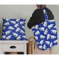 thumbnail image 5 of Soimoi Blue Modal Satin Fabric Polar Bear Animal Fabric Prints By Yard 42 Inch Wide, 5 of 5
