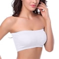 thumbnail image 1 of Qertyioot Strapless Bras for Women,Stretch Plus Size,Comfort Wireless Bra, 1 of 5