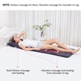 thumbnail image 4 of Comfier Full Body &Back Massage Mat with Heat,Detachable Shiatsu Neck Pillow, Foldable Chair Pad Gift for Family Dad Mom, 4 of 11