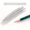 thumbnail image 3 of 6B Drawing Pencils, 12pcs Easy Blending Professional Multipurpose Graphite Art Pencils  for Sketching for Graphics, 3 of 7