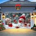 thumbnail image 4 of Christmas Garage Door Decoration Christmas Garage Door Cover Large Merry Christmas Garage Door Mural Hanging Christmas For Outdoor Holiday Party Style, 4 of 5