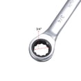 thumbnail image 3 of Unique Bargains 3/4" Ratcheting Combination Wrench SAE 72 Teeth 12 Point Ratchet Box Ended Spanner Tools, Cr-V, 3 of 5