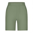 thumbnail image 4 of jovati Shorts Grande Taille pour Femmes Shorts en Sergé Extensible pour Femmes Grande Taille Taille Fine à Enfiler Coupe Régulière Shorts de Randonnée Été Décontractés avec Poches Shorts Grande Taille pour Femmes Shorts pour Femmes Grande Taille, 4 of 11