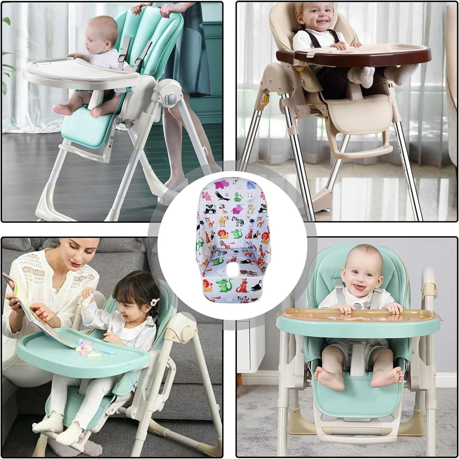 WIFKLSIIPG High Chair Covers for Kids Universial Replacement Cover for High Chair Cushion for Cloth