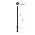 thumbnail image 1 of 100mm H1.5-H6 Alloy Steel Magnetic Hex Head Screwdriver Bits Screw Driver Tools, 1 of 5